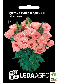 Еустома "Супер Меджик F1", абрикосова ТМ "Leda Agro" 5шт2