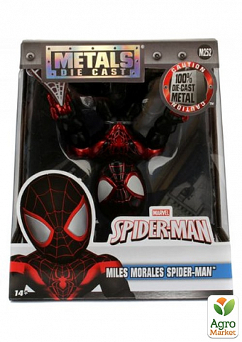 Фигурка металлическая "Марвел 4. Человек-паук Майлз Моралес", высота 10 см, 8+ Jada - фото 2