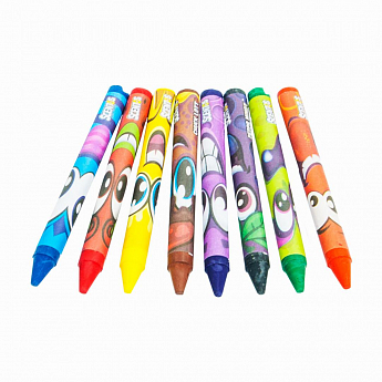 Набір ароматних воскових олівців-міні - ДРУЖНЯ КОМПАНІЯ (8 кольорів) - фото 2