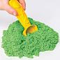 Набор песка для детского творчества - KINETIC SAND ЗАМОК ИЗ ПЕСКА (зеленый, 454 г, формочки, лоток) цена