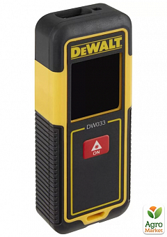 Дальномер лазерный DeWALT, 2 батарейки тип ААА, макс. дальность 30 м, DW033 ТМ DeWALT1