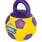 Игрушка для собак Мяч футбольный с ручкой GiGwi Ball, резина, 26 см (75366)