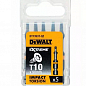 Набор бит DeWALT "IMPACT TORSION", ударные, Torx, Т10, L= 50 мм, 5 шт DT7393T ТМ DeWALT