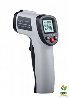 Бесконтактный инфракрасный термометр (Термодетектор-пирометр), -50-500°C, 12:1, EMS=0,95  BENETECH GM550F2
