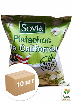 Фісташка із сіллю ТМ "Sovia" 250г упаковка 10 шт 2