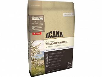 Acana Free-Run Duck Сухой корм для взрослых собак с уткой 2 кг (5712070)