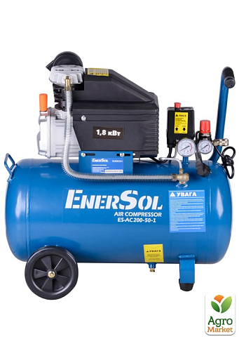 Компресор повітряний поршневий EnerSol ES-AC200-50-1 (ES-AC200-50-1) - фото 3