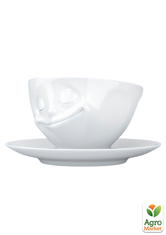 Чашка з блюдцем для кави Tassen "Щастя" (200 мл), порцеляна (TASS14301/TA) - фото 3