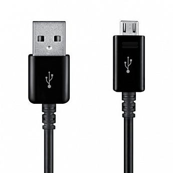 Кабель USB- micro USB, 1,2м, black - фото 2