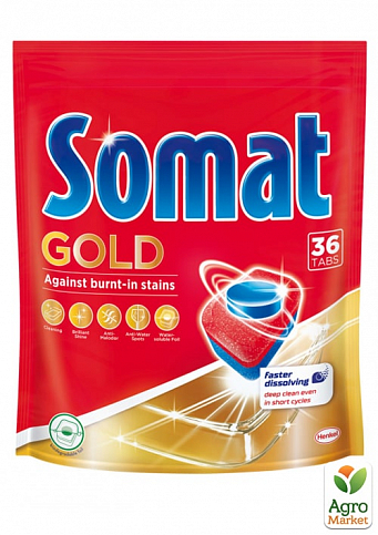 Somat Gold таблетки для посудомоечной машины 36 шт