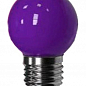 LM705 Лампа Lemanso св-ая G45 E27 1,2W фиолетовый шар (558408)