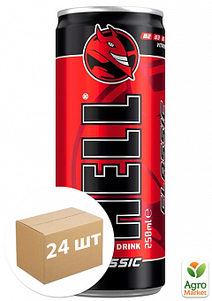 Энергетический напиток ТМ "Hell" Classic 0.25 л упаковка 24 шт1