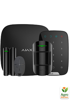 Комплект беспроводной сигнализации Ajax StarterKit Plus + KeyPad black с расширенными возможностями1