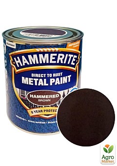 Фарба Hammerite Hammered Молоткова емаль по іржі коричнева 0,75 л1