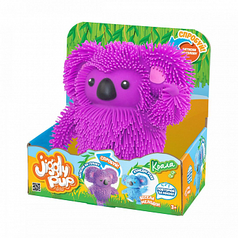 Интерактивная игрушка JIGGLY PUP - ЗАЖИГАТЕЛЬНАЯ КОАЛА (фиолетовая) - фото 2
