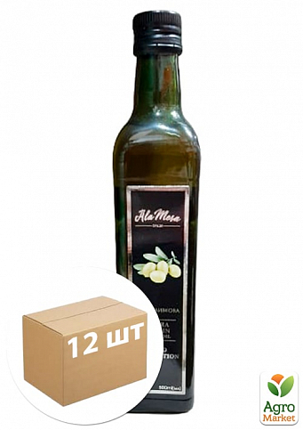 Оливкова олія "Virgen Extra" ТМ "AlaMesa" 0.5л упаковка 12шт