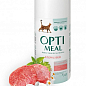 Сухий корм для стерилізованих кішок і кастрованих котів Optimeal з високим вмістом яловичини і сорго 650 г (3425220)