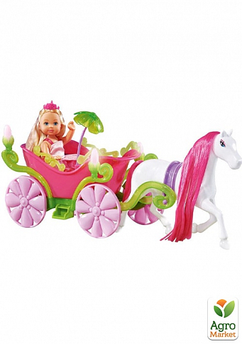 Ляльковий набір Еві та казкова карета з конем, 3+ Simba Toys