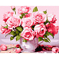 Картина по номерам - Розовые розы KHO3254