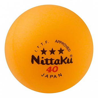 Кулі для настільного тенісу Nittaki 3 3шт жовтий SKL83-281935