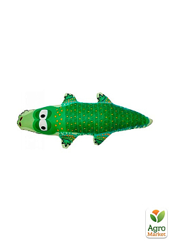 Fox Игрушка из оксфорда для собак зелёный крокодил 26х12см (6752250)2