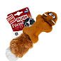 Іграшка для собак Білка з 2-ма пищалками GiGwi Plush, плюш, штучне хутро, гума, 24 см (75066) купить