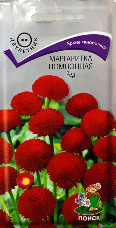 Маргаритка помпонами "Ред" ТМ "Пошук" 0.05г