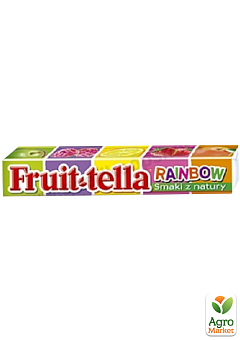 Цукерки жувальні ТМ "Fruittella" Веселка 41 г1