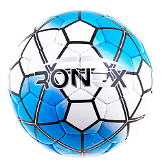 М'яч футбольний Dxn Ronex NK блакитний SKL83-2826321