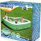 Детский надувной бассейн "Тропический рай" с сиденьем и подстаканником 231х231х51 см ТМ "Bestway" (54336) купить