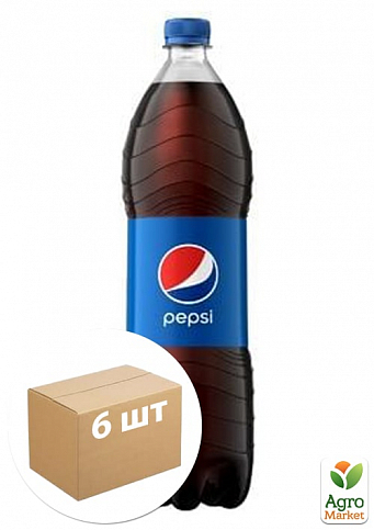 Газированный напиток ТМ "Pepsi" 1,5л упаковка 6шт