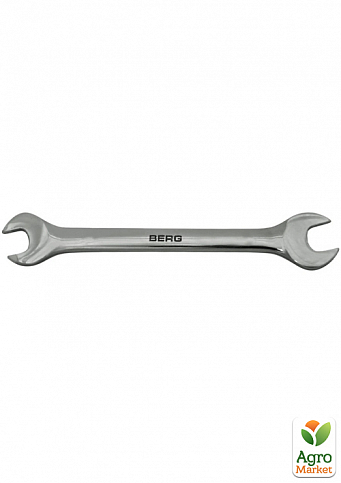 Ключ рожковый двухсторонний Cr-V, 6х7мм TM "Berg" 48-100