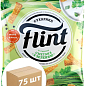 Сухарики пшенично-житні зі смаком сметани із зеленню TM "Flint" 70 г упаковка 75 шт