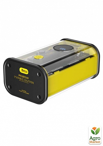 Дополнительный внешний аккумулятор повербанк BYZ W89 10000 mAh 22.5W Type-C PD PowerBank желтый - фото 2