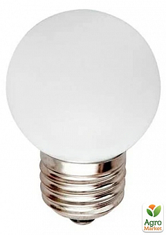 LM705 Лампа Lemanso св-ая G45 E27 1,2W белый шар (558404)2