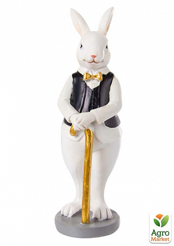 Фігурка Декоративна "Кролик З тростиною" 5,5X5,5X15См (192-242)