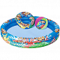 Дитячий надувний басейн "Рибки" з м'ячиком та кругом 112х20 см ТМ "Bestway" (51124)