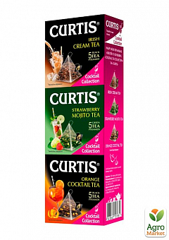 Чай Irish Cream (Cocktail Tea Collection) пачка ТМ "Curtis" 15 пірамідок1