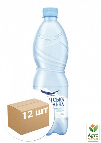 Вода ТМ "Карпатська джерельна" негаз. 0,5л упаковка 12шт
