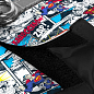 Шлейка для собак мягкая WAUDOG Clothes с QR паспортом, рисунок "Супермен комикс", S1, В 40-45 см, С 29-31 см (1011-4006) купить