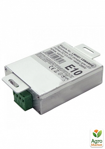 Підсилювач RGB сигналу LEMANSO для св/стрічки DC12V-24V 144W-288W алюм. корпус / LM9501 (939001) - фото 3