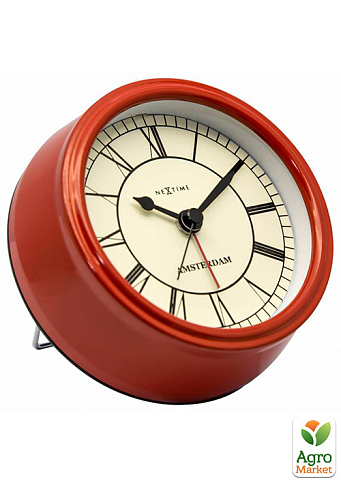 Часы настольные "Small Amsterdam Red" ø11 см (5199ro) - фото 2