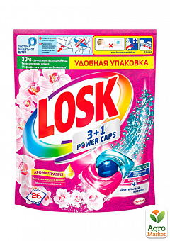Losk тріо-капсули для прання Малайзійські квіти 26 шт2