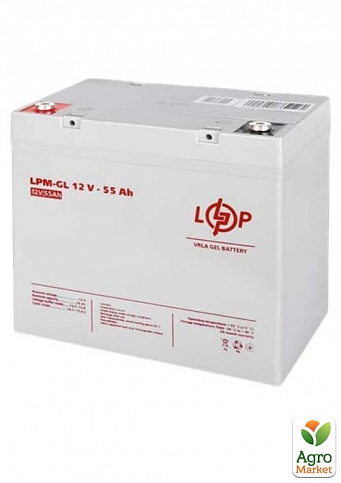 Аккумулятор гелевый LPM-GL 12V - 55 Ah (15266)