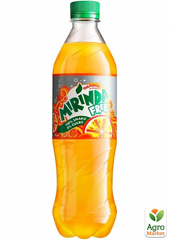 Вода газированная без сахара Orange Zero ТМ "Mirinda" 0.5л упаковка 12шт - фото 2