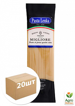 Макароны (спагетти) ТМ "PastaLenka" 0,4 кг упаковка 20шт1