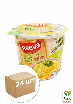 Пюре картофельное (со вкусом курицы) ТМ "Reeva" 40г упаковка 24шт2