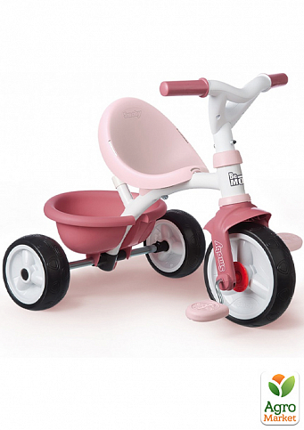 Дитячий металевий велосипед 3 в 1 "Бі Муві. Комфорт ", рожевий, 68 х 52 х 101 см, 10 міс. Smoby Toys - фото 2