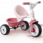 Детский металлический велосипед 3 в 1 "Би Муви. Комфорт", розовый, 68 х 52 х 101 см, 10 мес. Smoby Toys купить