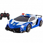 Машинка Трансформер Lamborghini Police Robot Car Size 18 Синяя SKL11-276019 купить